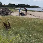 Beachhouse Langeland 20 M To Private Semesterbostad